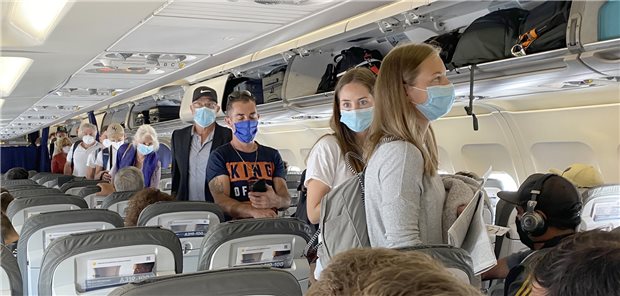 Ullmann: Änderungen bei neuer Maskenpflicht sind nicht ausgeschlossen Mit der Maskenpflicht im Flieger wird sich die Koalition weiter beschäftigen müssen.