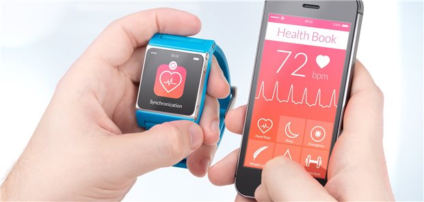 Mit der Smartwatch lässt sich ohne weitere Hilfsmittel ein Mehrkanal-EKG ableiten.