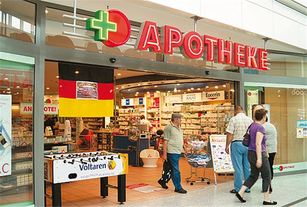 Mitten im Oder-Center mit 23000 m² Verkaufsfläche liegt die Pluspunkt-Apotheke.