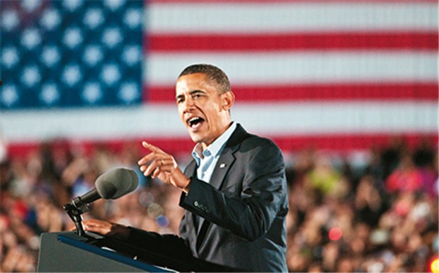 Ist Obamas Gesundheitsreform bei einem Wahlsieg der Republikaner gefährdet? Mitten im Wahlkampf, extrem unter Druck: US-Präsident Barack Obama.