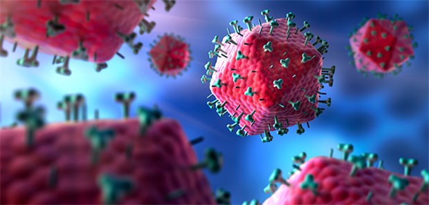Keine Option zur Heilung HIV-Infizierter Modell von HIV: Die Viren können nach der Infektion ihr Genom in das Erbgut - zum Beispiel von Immunzellen - einbauen. Dadurch sind sie für die bisherigen antiretroviralen Medikamente nicht erreichbar.