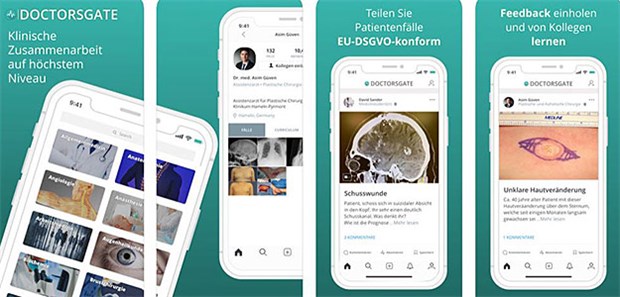 Moderne Arzt-Kommunikation: Die Mediziner-App für das Smartphone soll so funktionieren wie die Produkte einschlägiger Anbieter sozialer Netzwerke, so der Entwickler.