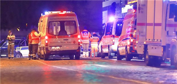 Nach dem Anschlag auf den Magdeburger Weihnachtsmarkt im Dezember 2024 waren Hunderte Verletzte zu versorgen.