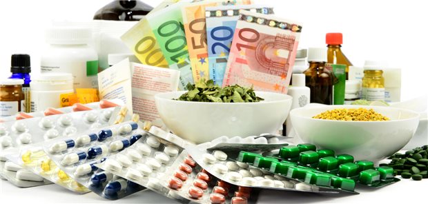 Medikamente, und Geld