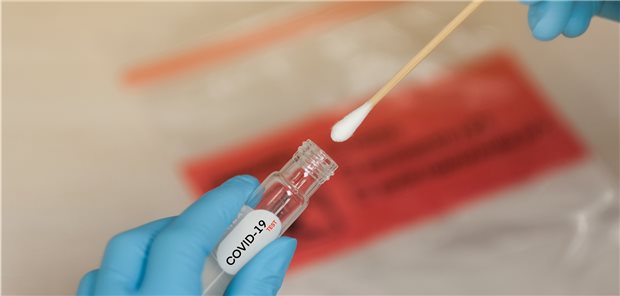 Nasalabstrich zum Test auf SARS-CoV-2