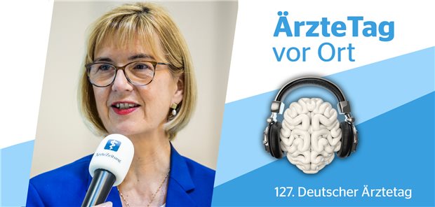 Wie einig ist die Ärzteschaft über die Sektoren hinweg, Dr. Johna? Neue Vizepräsidentin der Bundesärztekammer: Dr. Susanne Johna.
