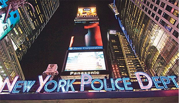 Was eine KV von der New Yorker Polizei lernen kann New York, Times Square: Eines von 78 Polizeirevieren in der Millionenstadt.