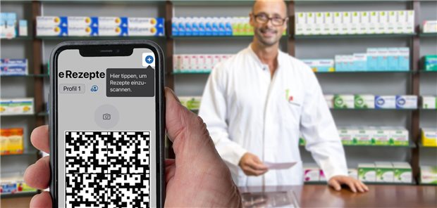 E-Rezept jetzt auch für Bundespolizisten nutzbar E-Rezept wird in Apotheke eingelöst