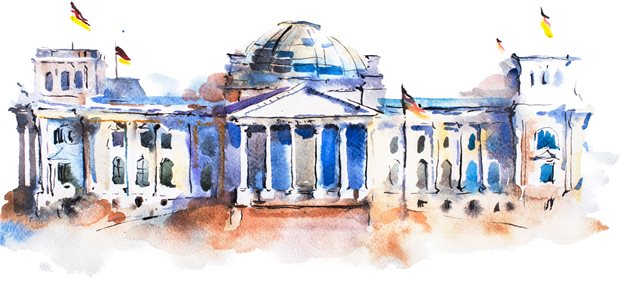 Die Glaskuppel: Die Politik döst nicht Noch herrscht im Regierungsviertel zwar Ruhe, untätig sind die Politiker deshalb aber nicht.