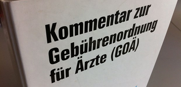 Riskante Idee mit Nebenwirkungen Noch steht sie: die GOÄ.
