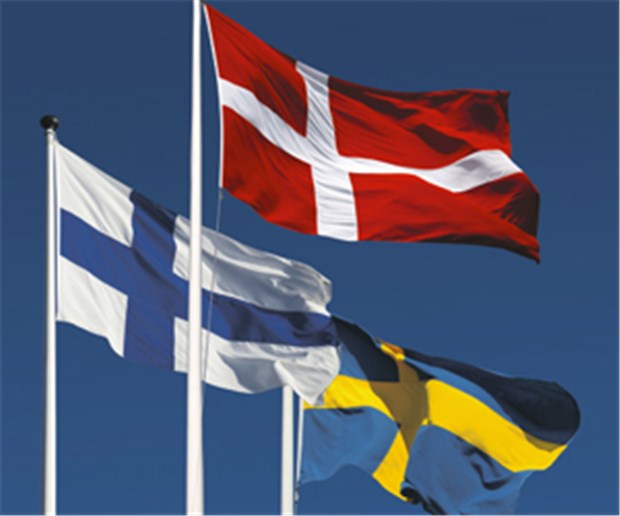 Versuchlabor Nordeuropa Nordeuropa zeigt Flagge - auch im Gesundheitswesen.