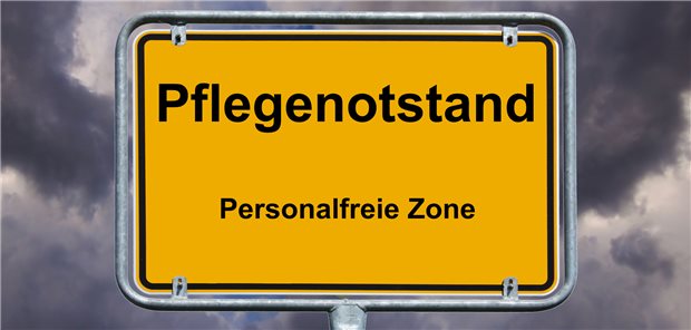 Notstandsgebiet Altenpflege? Der Arbeitgeberverband sieht dunkle Wolken über der Pflegeversorgung aufziehen.
