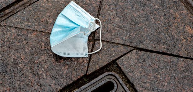 Nur noch Müll? Medizinischer Mund-Nase-Schutz.