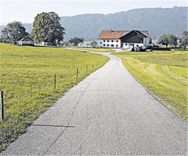 Landidylle pur, wer will hier schon Arzt sein? Oberösterreich, einsamer Bauernhof in der Nähe des Mondsees. Für viele Ärzte ist die Region unattraktiv.