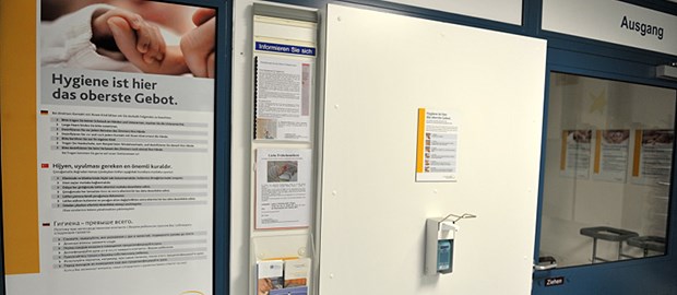 ESBL-Keime: Wieder Frühchen in Bremen besiedelt Oberstes Gebot Hygiene: Frühchenstation im Klinikum Bremen-Mitte.