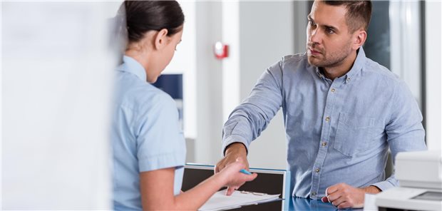 MFA und verärgerter Patient