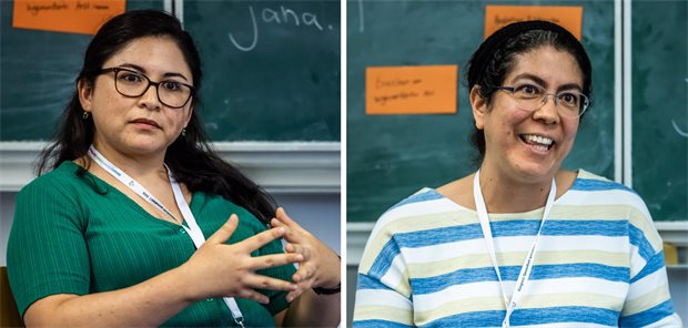 Patricia Plaza-Heck und Juliana Aguirre Rojas haben das Anerkennungsverfahren in Deutschland erfolgreich durchlaufen.