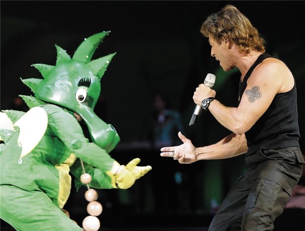 Mehr Mut, Kraft und Energie für Kinder Peter Maffay erfand das musikalische Märchen "Tabaluga". Der grüne Drache ist bei Kindern sehr beliebt. i