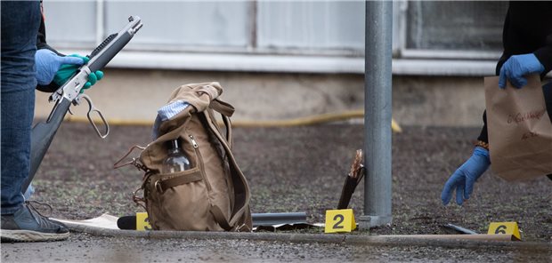 Polizei: Amokläufer war wohl psychisch vorbelasteter Einzeltäter Polizeieinsatz am Montag auf dem Gelände der Heidelberger Universität im Neuenheimer Feld.