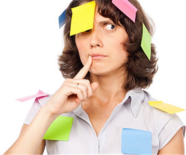 Genschers Vornamen vergessen? Dann droht früh Demenz Post-its dienen vielen Menschen als Erinnerungshilfen. Wer aber Namen von berühmten Persönlichkeiten nicht mehr kennt, könnte früh an Demenz erkranken, wie US-Forscher behaupten.