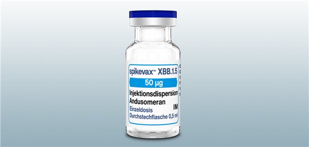 Ein Fläschchen von Spikevax