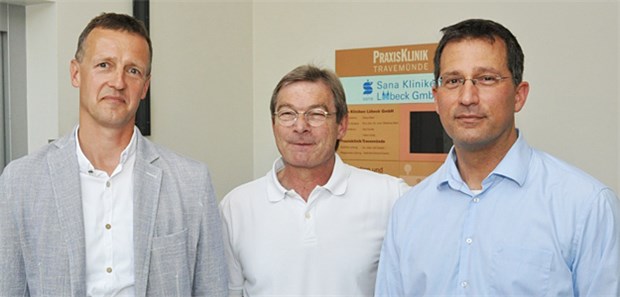 Früher belächelt, heute beliebt Praktizieren als niedergelassene Chirurgen in der Praxisklinik Travemünde (v.l.n.r.): Dr. Rafael Kunze, Uwe Knapp und Dr.Laif Casper.