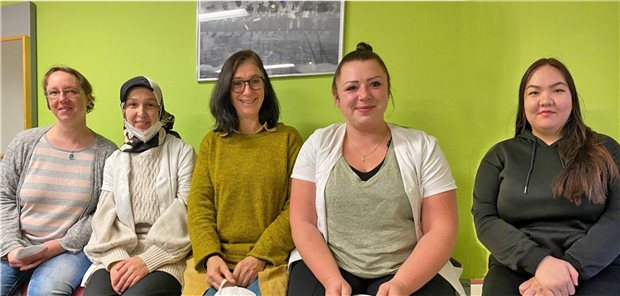 Unermüdlicher Einsatz Praxisteam: Katrin, Ayse, Jutta, Sandra, Evelina (nicht auf dem Bild: Ina und Havva)