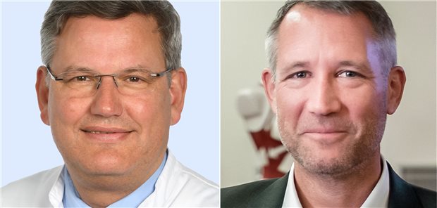 Professor Dr. Wolfgang Böcker, Direktor des Muskuloskelettalen Universitätszentrums München (MUM), und Professor Dr. Christopher Niedhart, niedergelassener Orthopäde in Heinsberg, sind in dieser Episode im Gespräch beim „ÄrzteTag“-Podcast.