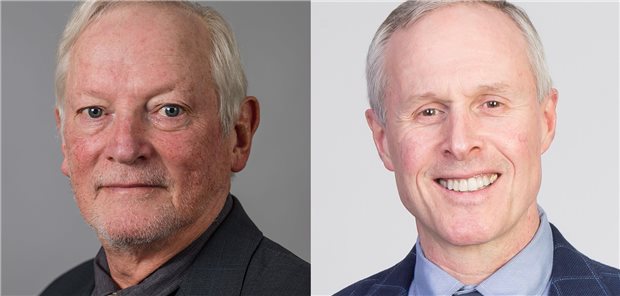 Professor Frederick W. Alt (links) von der Harvard Medical School und Professor David G. Schatz der Yale Medical School erhalten den Paul Ehrlich- und Ludwig Darmstaedter-Preis 2023. Die Immunologen haben im Detail gezeigt, wie unser Immunsystem viele Milliarden verschiedener Antikörper und T-Zell-Rezeptoren herstellen kann, obwohl wir insgesamt nur rund 20.000 Gene für alle Proteine haben, die wir zum Leben brauchen.
