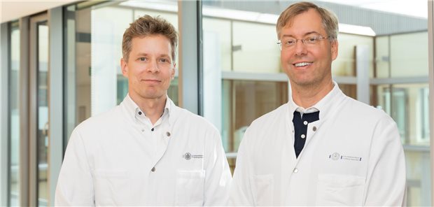 Doppelspitze am UKE: Magnus und Thomalla leiten die Neurologie Professor Götz Thomalla (links) und Professor Tim Magnus bilden die neue Doppelspitze in der Neurologie des UKE.