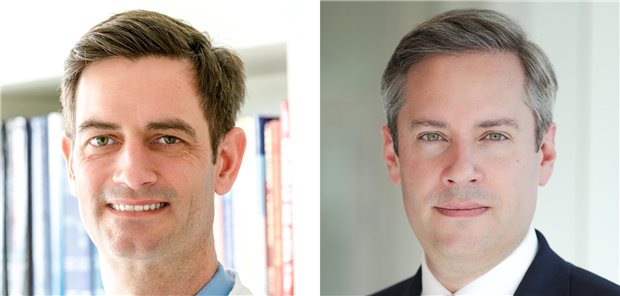Neue Klinikchefs am UKSH Professor Gregor Warnecke (l.) leitet nun am UKSH die Klinik für Herzchirurgie, Professor Philipp Nuhn ist dort neuer Direktor der Klinik für Urologie.