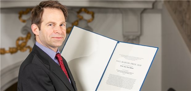 Paul-Martini-Preis für Adipositasforscher Kühnen Professor Peter Kühnen von der Charitè erhält den Paul-Martini-Preis. Er erforschte einen Melanocortin-4-Rezeptor zur Hunger- und Gewichtsnormalisierung bei Adipositas..