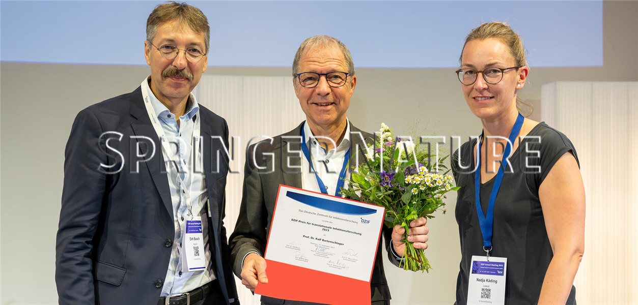 The German Center for Infection Research (DZIF) Honors Virologist Professor Ralf Bartenschlager for Groundbreaking Research in Translational Infection Research