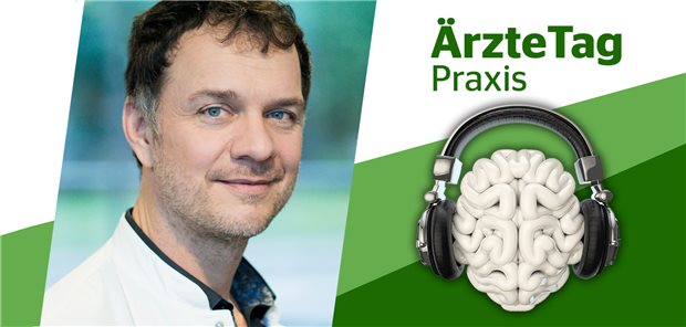 Volker Busch: Mit Dehnungsfugen gegen den Stress der Kollegen Professor Volker Busch, Facharzt für Neurologie sowie Facharzt für Psychatrie und Psychotherapie, leitet die Arbeitsgruppe „Psychosozialer Stress und Schmerz“ an Uniklinikum Regensburg und Autor von „Kopf frei“, im ÄrzteTag-Podcast.