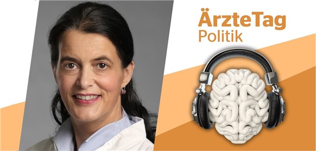 Professorin Claudia Traidl-Hoffmann, Fachärztin für Dermatologie, Venerologie und Allergologie mit der Zusatzbezeichnung Umweltmedizin, Direktorin der Umweltmedizin am Uniklinikum Augsburg, Institutsdirektorin des Helmholtz Instituts für Umweltmedizin München, Co-Herausgeberin der Bücher „Planetary Health“ und „Überhitzt“, im „ÄrzteTag“-Podcast zu &quot;OneHealth&quot;.