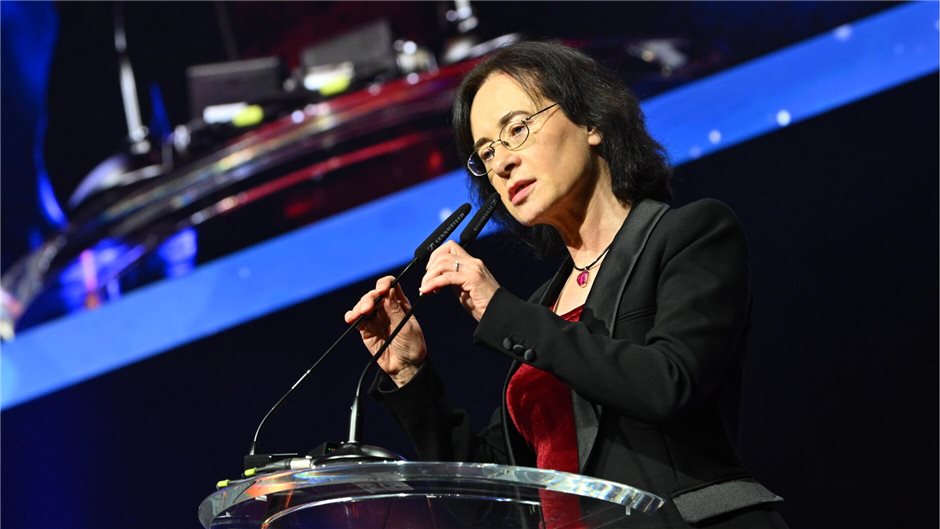 Professorin Monika Kellerer, Präsidentin der Charity Award-Jury, erzählte von de...