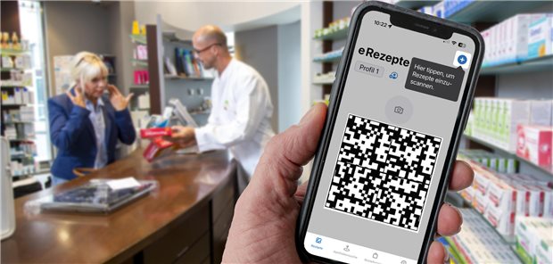 Ein E-Rezept in der Apothek