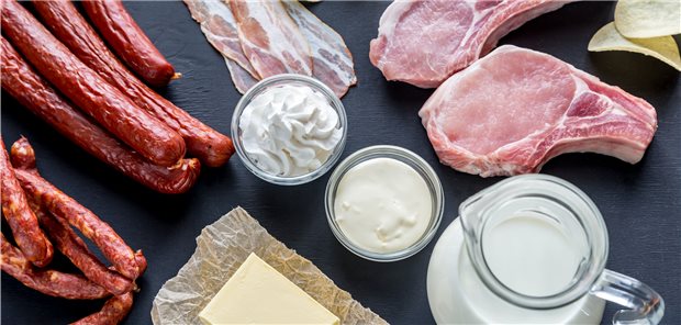 Quellen von gesättigten Fettsäuren.