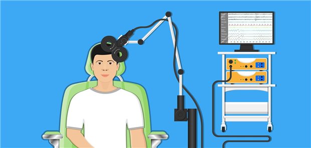 Repetitive transkranielle Magnetstimulation: Eine auf parietale Hirnregionen gerichtete Anwendung verbesserte die Gedächtnisfunktion von Alzheimer-Patienten in einer Studie. (Symbolbild)