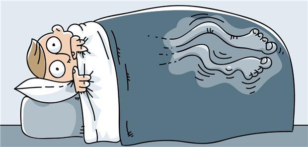 Restless-Legs-Syndrom: Typisch sind Missempfindungen und Schmerzen in den Beinen während der Ruhezeit.