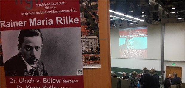 Des Dichters ominöses Leiden Rilke-Vorlesung im großen Hörsaal der Unimedizin Mainz.