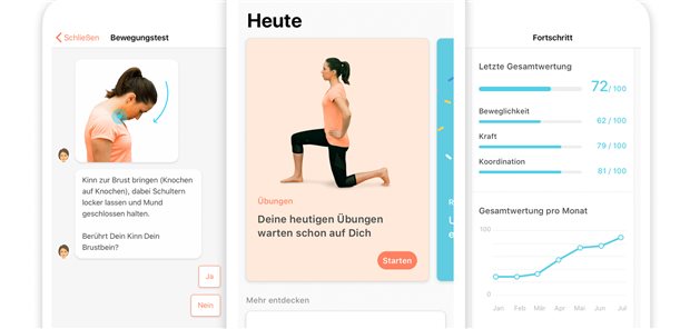 Rückenschmerzen? DiGA könnten die Therapie in Zukunft unterstützen.
