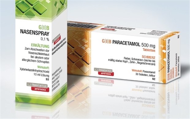 Keine Flut von Handelsmarken Sachlich sieht sie aus, die OTC-Eigenmarke der Apothekerkooperative parmapharm. "GIB" steht für das parmapharm-Motto "Gesund ist bunt".