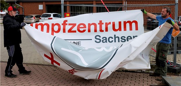 Sachsen fürchtet erneute Überlastung seiner Kliniken Sachsens Impfzentren wurden Ende September geschlosse