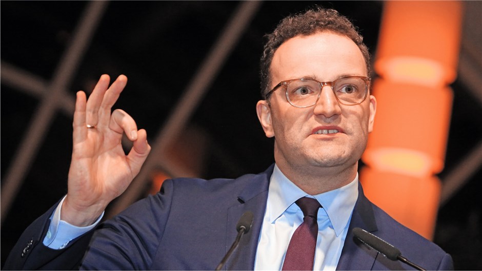 Sagte den Ärzten zweimal "Danke": Gesundheitsminister Jens Spahn. Bei der Digita...