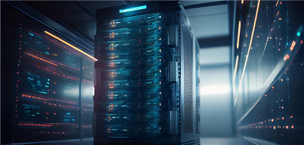 Schematische Darstellung eines Servers: Die Digitalisierung finden die meisten Bundesbürger wichtig; an der Umsetzung hapert es aber, sagt eine Umfrage abermals.