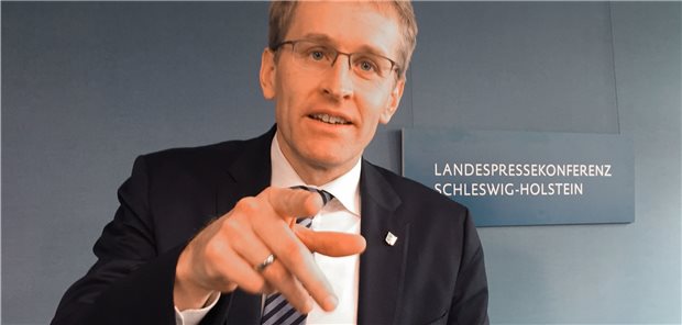 Schleswig-Holstein verschärft Corona-Regeln Schleswig-Holsteins Ministerpräsident Daniel Günther (CDU).