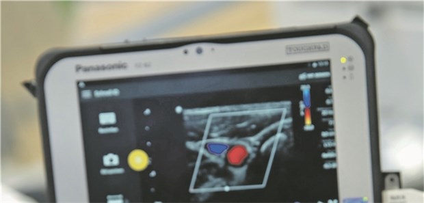 Digitalisierung setzt die Akzente der Medica 2017 Schnelle mobile Ultraschalldiagnostik im Notfall? Bei der Medica wird gezeigt, was mit einer Ultraschall-App selbst für Kardiologen möglich ist.