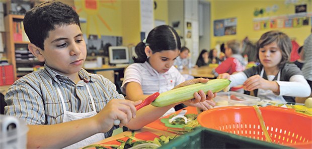 Umsetzung oft unklar Schüler lernen gesunde Ernährung: Ab 2016 soll Prävention mehr Menschen in ihrer Lebenswelt erreichen.