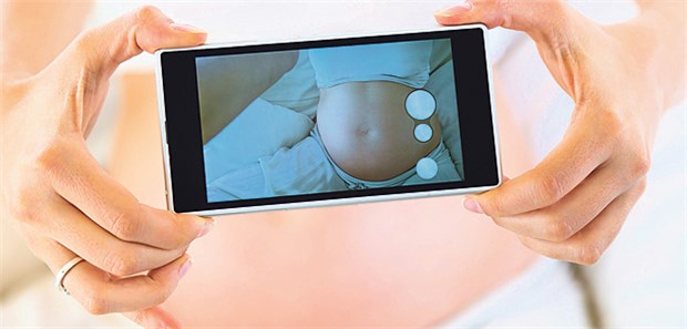 Die App weiß, wann's klappt Schwangerschaftsdiagnose via App? Sicher ist auch das möglich. Sicherheit gibt aber nur der Besuch beim Gynäkologen.